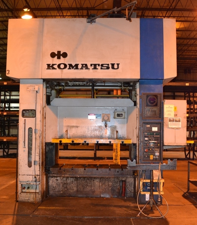 1986 KOMATSU E2T-200N Straight Side Double Crank Press | UPM, LLC