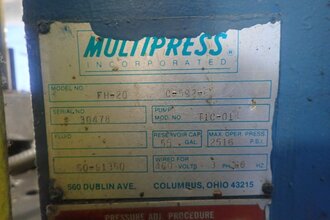 1995 MULTIPRESS FH-20 Hydraulic Press | UPM, LLC (6)